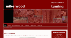Desktop Screenshot of mikewoodturning.co.uk
