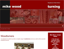 Tablet Screenshot of mikewoodturning.co.uk